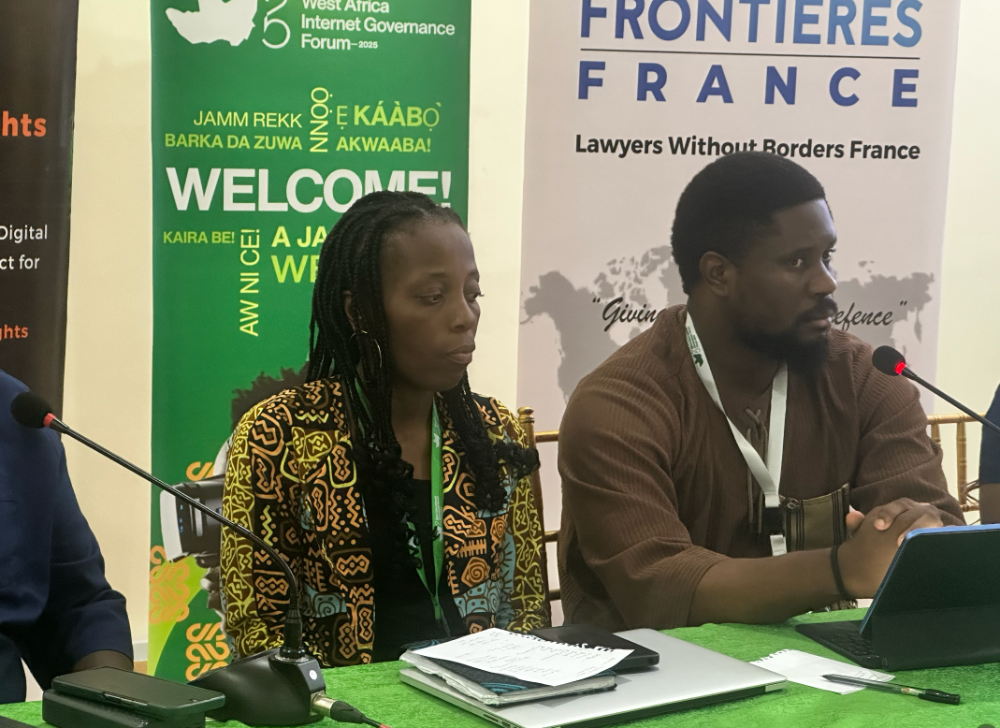 Chinedu Gbulie at the West Africa Internet Governance Forum